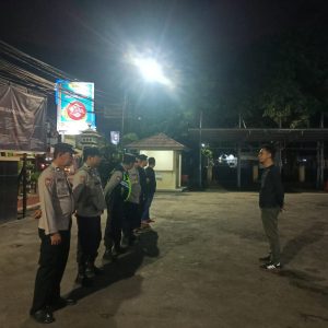 Apel Malam Personil Polsek Balaraja Guna Antisipasi Guantibmas di Wilayah Hukum Polsek Balaraja Polresta Tangerang    