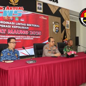 Polresta Tangerang Laksanakan Rakor Lintas Sektoral OPS Ketupat 2025 : Pastikan Mudik Aman Keluarga Nyaman
