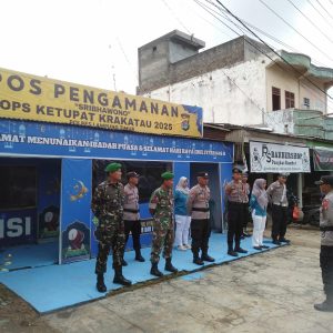Jelang Idul Fitri, Sinergi TNI–Polri Laksanakan Pos Pam Dan Pos Yan