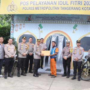 Kapolres Metro Tangerang Cek Kesiapan Posyan dan Pospam Operasi Ketupat Jaya 2025
