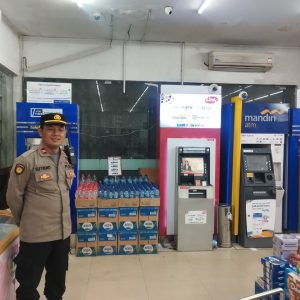 Jelang Lebaran,Polsek Rajeg Lakukan Patroli Perrbankan Dan ATM   
