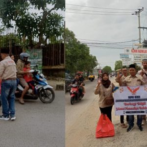 Di bulan yang penuh berkah ,DPC GWI Metro berbagi takjil