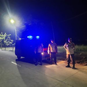 Antisipasi Kriminalitas Jalanan Personil Polsek Mauk Rutinkan Patroli Malam   