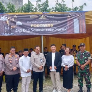 PT. JBS Fortress Bagikan 800 Voucher Sembako ke Warga   