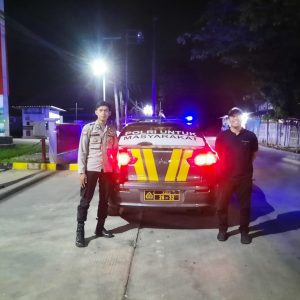 Antisipasi Kriminalitas Jalanan Personil Polsek Mauk Rutinkan Patroli Malam