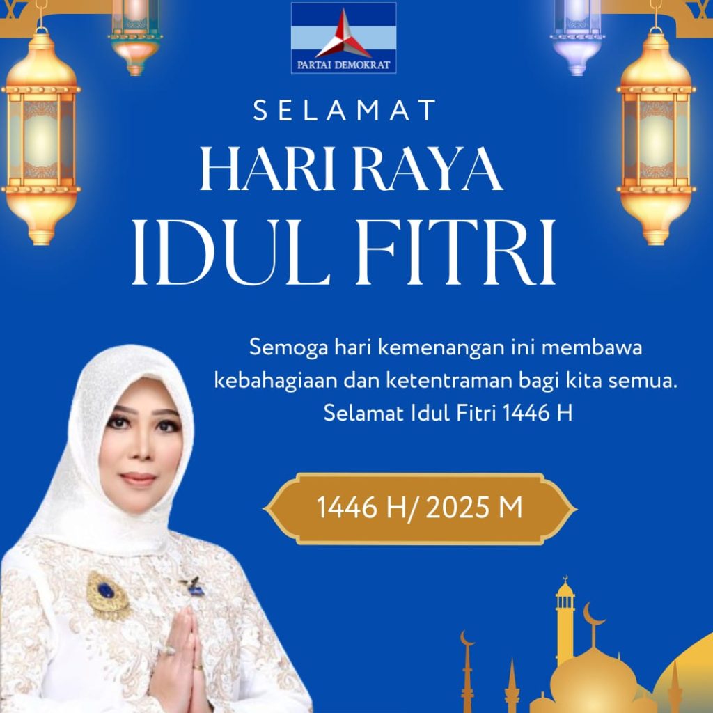 Nonce Thendean, SH, Anggota DPRD Kabupaten Tangerang Fraksi Partai Demokrat, Mengucapkan Selamat Hari Raya Idul Fitri 1446 H/2025