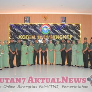 Upacara Kenaikan Pangkat Personel TMT Kodim 1421/Pangkep