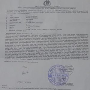 Motor Beat terjang Begal di 27 metro barat,hingga lepas tembakan,