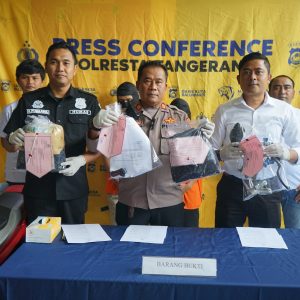 Polsek Rajeg Ungkap Kasus Pencurian dengan Kekerasan, 3 Pelaku Ditangkap   