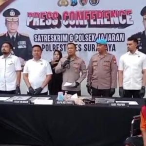 Jatanras Polrestabes Surabaya Bongkar Kasus Perampokan Brutal Driver Lansia