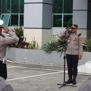 Polresta Tangerang Gelar Apel Siaga Pengamanan PSU Kabupaten Serang dan Peringatan Wafat Isa Al-Masih