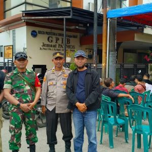 Pengamanan Paskah di Gereja Yang Ada di Wilayah Pasar Kemis Oleh Polsek Pasar Kemis