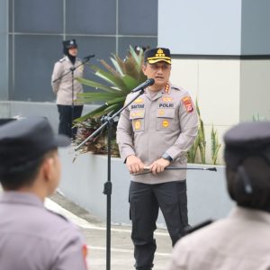 Kapolresta Tangerang Ajak Personel Sukseskan Program Pemerintah dan Commander Wish Kapolda Banten   