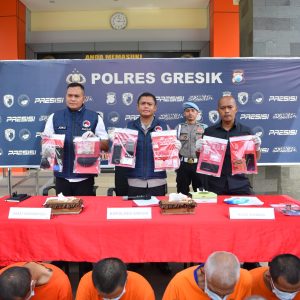 Polres Gresik Berhasil Ungkap Jaringan Narkoba, Gagalkan Peredaran 160 Paket Sabu