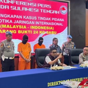 Polisi Gagalkan Peredaran 24 Kg Sabu di Palu, 3 Pelaku Ditangkap   