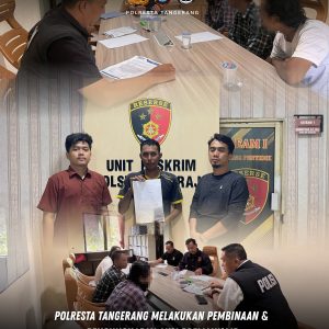 Polresta Tangerang Amankan 30 Orang Pelaku Premanisme dan Pungli, 8 Tersangka Ditahan   