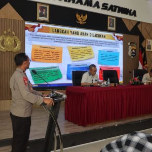 Jajaran Polresta Tangerang Gelar Latpraops Operasi Pekat Maung 2025
