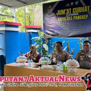 Dengarkan Suara Warga, Polres Pangkep Bahas Kamtibmas dan Layanan Publik Lewat Jumat Curhat