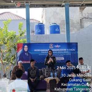 RESES Persidangan ke III Tahun 2024-2025, Nonce Thendean Serap Aspirasi Warga Perumahan CMC RW 10 Desa Cukanggalih Kecamatan Curug   
