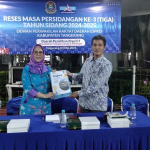 RESES Persidangan ke III Tahun 2024-2025, Nonce Thendean Serap Aspirasi Warga Perumahan Blosom Mekar Bakti Panongan