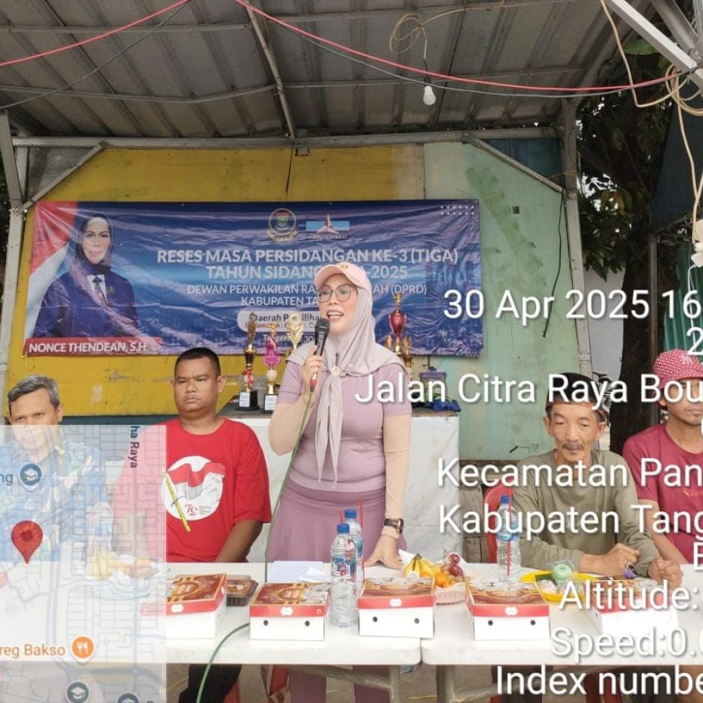Reses Persidangan ke III, 2025, Nonce Thendean Anggota DPRD Kabupaten Tangerang Fraksi Partai Demokrat, Tampung Aspirasi Warga Perumahan Graha Raflesia