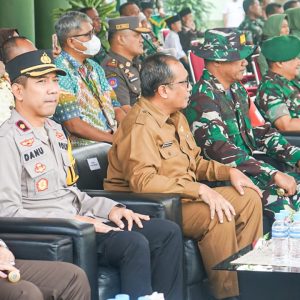 TMMD ke-124 Kabupaten Gresik Resmi Dibuka, Polres Gresik Dukung Penuh Program Pembangunan Desa