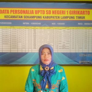 Siswi UPTD.N 1 Girikarto akan mewakili lomba tingkat kecamatan   