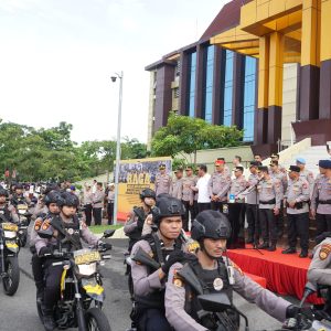 POLDA RIAU LAUNCING PROGRAM TIM RAGA (RABU ANTI GENG DAN ANARKISME)    