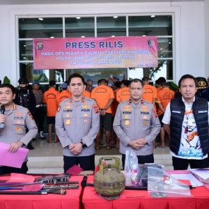 Polda Jambi Tangkap 274 Pelaku Premanisme, 32 Orang Ditahan
