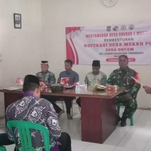 Pemdes Onyam Gelar Musyawarah Desa (Musdes) Pembentukan Koperasi Merah Putih   