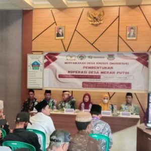 Pemerintah Desa Kandawati Gelar (Musdes)Musawarah desa Pembentukan Koperasi Merah Putih   