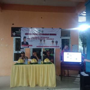 Musyawarah  Pembentukan Koperasi Merah Putih Kelurahan Padoang-Doangang Kecamatan Pangkajene  Kabupaten Pangkep