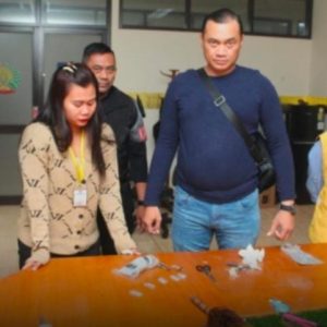 Ngeri : Barang Bukti Sabu-Sabu Ditemukan Petugas di Dalam Kemasan Sabun Wajah Milik Pengunjung Rutan Surabaya