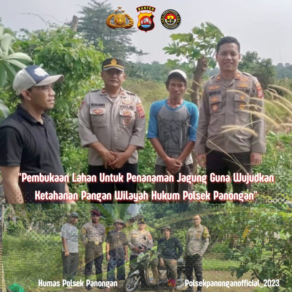 Optimalkan Ketahanan Pangan Polsek Panongan Gandeng Masyarakat