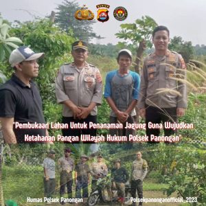 Optimalkan Ketahanan Pangan Polsek Panongan Gandeng Masyarakat