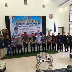 Kasi Humas Polres Pangkep Hadiri Konferkab II PWI: Dukung Jurnalisme Profesional di Era Digital