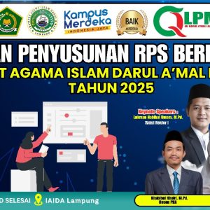 IAI Darul A’mal Lampung Selenggarakan Pelatihan Penyusunan RPS Berbasis OBE