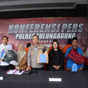 Polres Tulungagung Berhasil Amankan 5 Tersangka Predator Anak Ketua PC PMII Beri Apresiasi