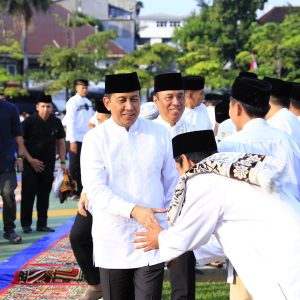 Gelar Salat Idul Adha, Jajaran Polri Tingkatkan Kepedulian Demi Persatuan