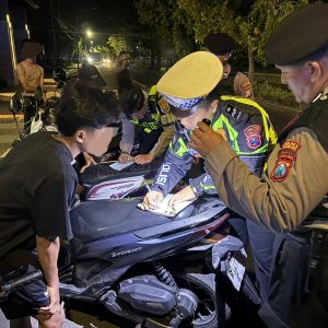 Polres Pasuruan Kota Amankan 8 Unit Motor Tidak Sesuai Spektek, Diduga Balap Liar