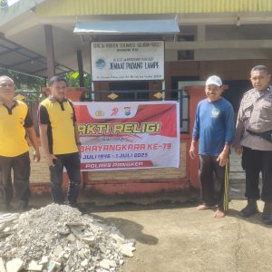 Sambut Hari Bhayangkara ke-79, Polsek Ma’rang Tebar Harmoni Lewat Bakti Religi