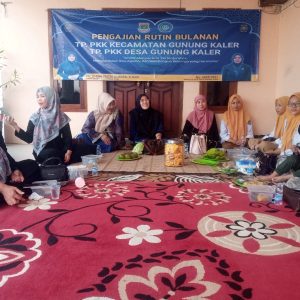 TP PKK Kecamatan Gunung Kaler Gelar Pengajian Rutin Bulanan di Desa Gunung Kaler   