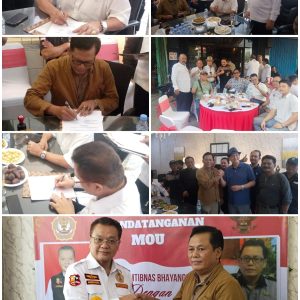 SEJARAH TERUKIR!! POKDAR KAMTIBMAS BHAYANGKARA DAN MEDIA PUTRA BHAYANGKARA TANDATANGANI MOU BERSEJARAH DI TENGAH KEMERIAHAN ARTIS TANAH AIR