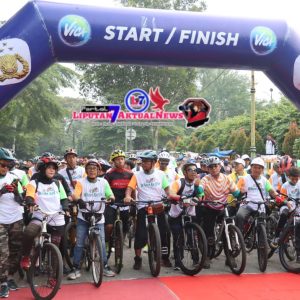 Kapolresta Tangerang Lepas Ribuan Peserta Fun Bike dan Fun Walk HUT Bhayangkara ke-79