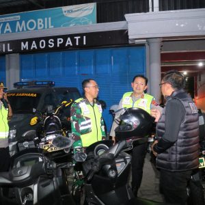 Patroli Bermotor Sinergitas TNI–Polri Amankan Malam 1 Suro di Kabupaten Magetan