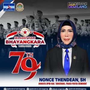Ucapan Dirgahayu Bhayangkara ke-79 oleh Anggota DPRD Kabupaten Tangerang