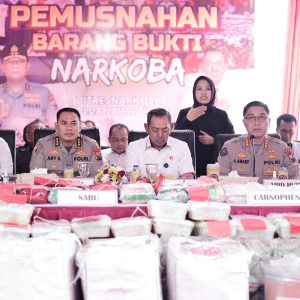 Polda Jatim Tegaskan Perang Terhadap Narkoba: 5,7 Juta Butir Narkotika Dimusnahkan, 3.022 Kasus Diungkap