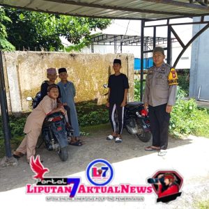 Bhabinkamtibmas Sambangi Anak-Anak Remaja dan Pantau Wilayah Binaan