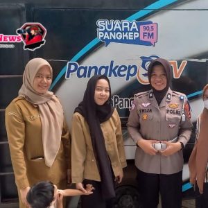 Satlantas Polres Pangkep Gencarkan Edukasi Tertib Berlalu Lintas Melalui Siaran Radio Di Hari Pertama Operasi Patuh Pallawa 2025