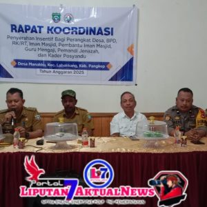 Pemdes Manakku Kecamatan Labakkang Menyerahkan Insentif
